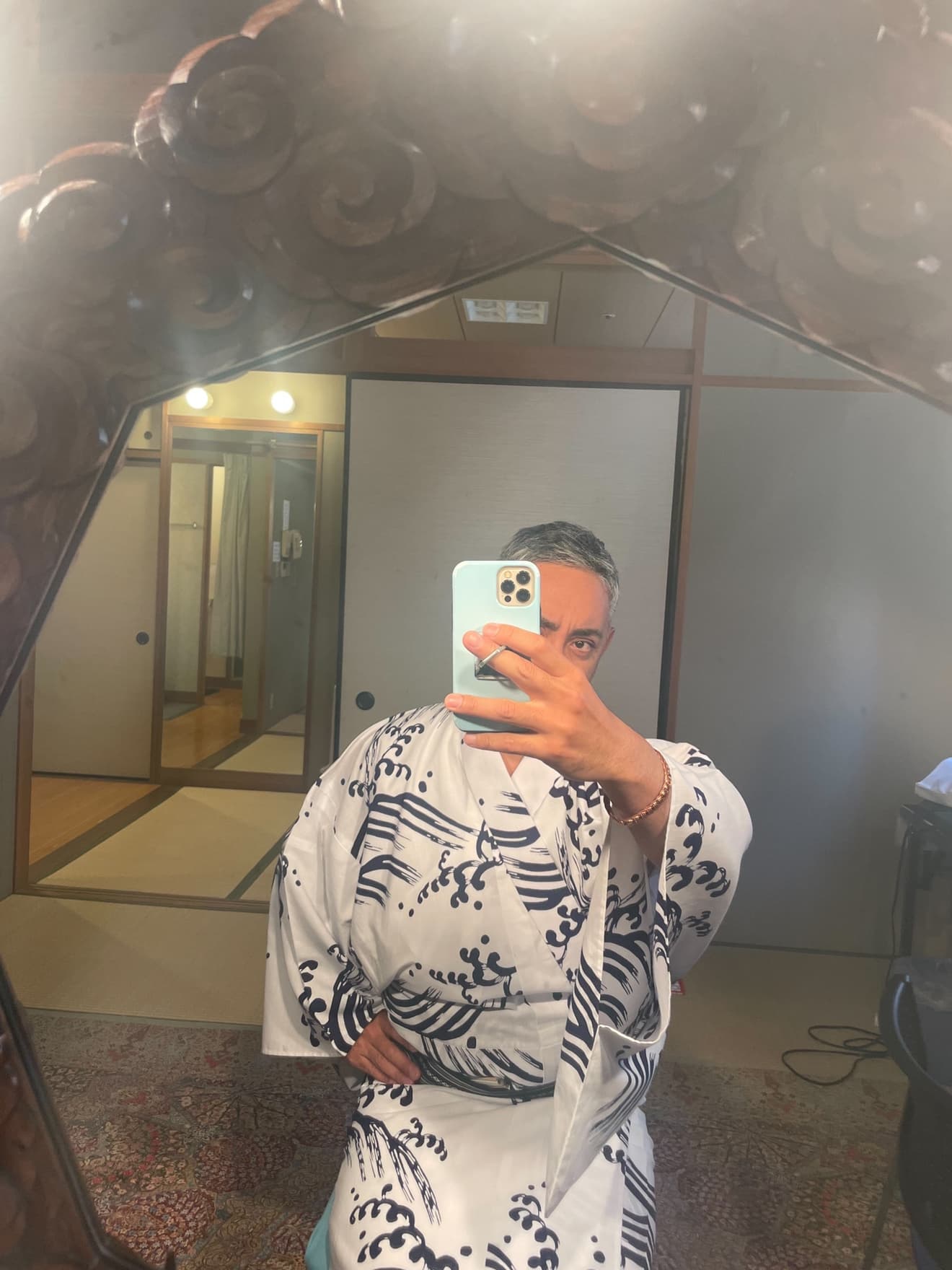 An off moment in yukata
