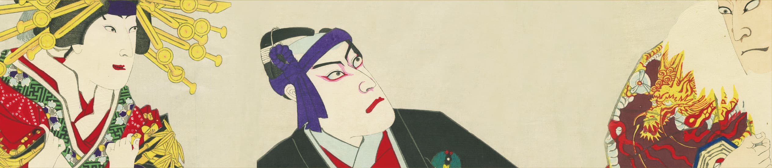『助六』の助六と揚巻を描いた浮世絵